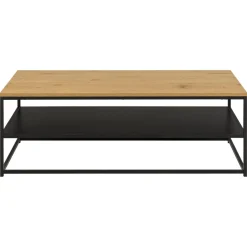 Damian Soffbord 42x120x60 cm Ek/Svart