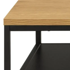Damian Soffbord 42x120x60 cm Ek/Svart