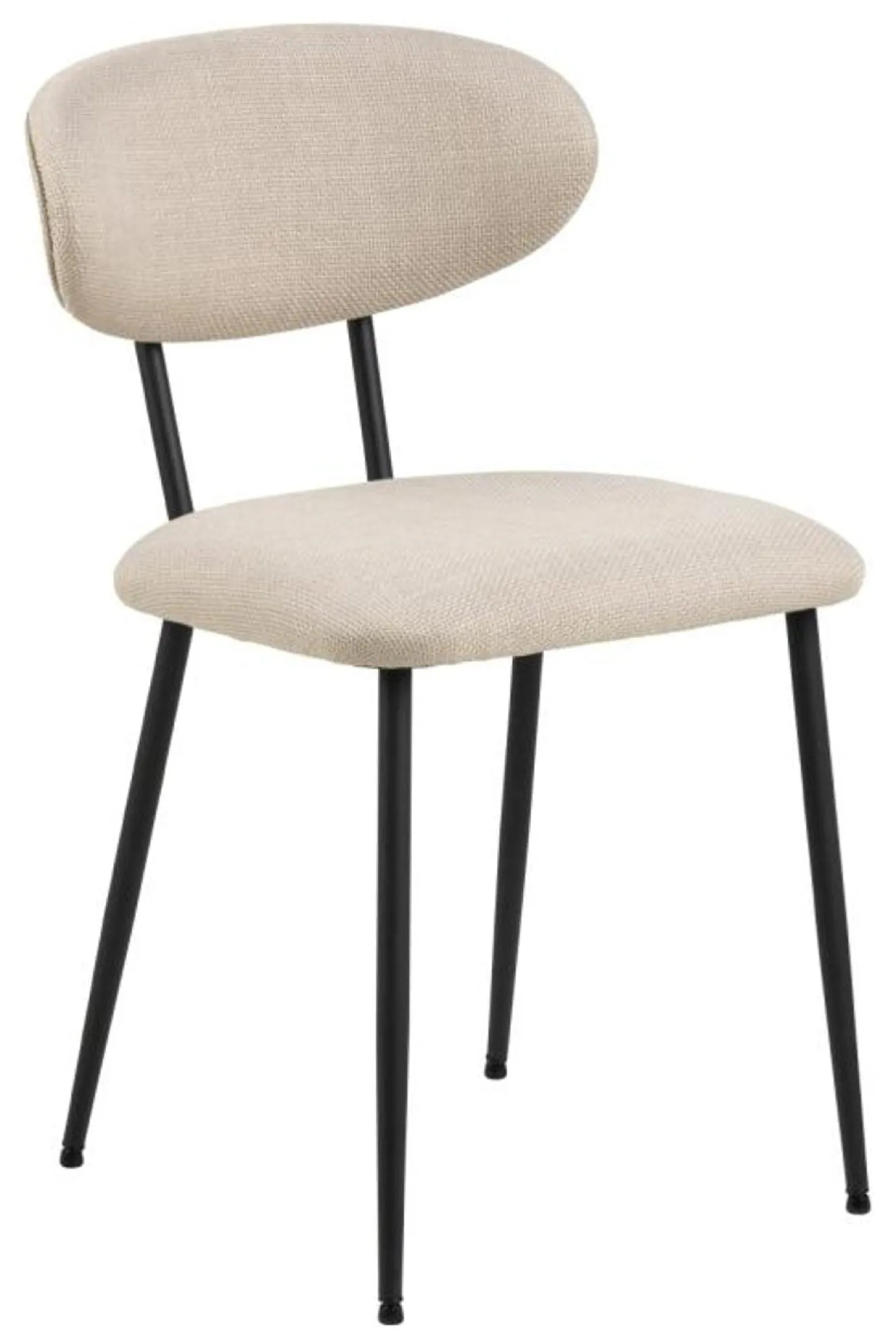 Delfino Matstol Basel tyg Beige