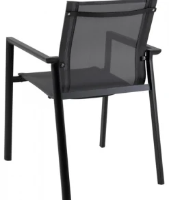 Delia Karmstol Textilene / Svart
