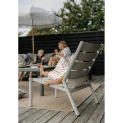 Delia Loungefåtölj Light Grey