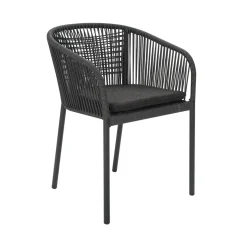 Delta Karmstol Svart/Teddy Black Svart