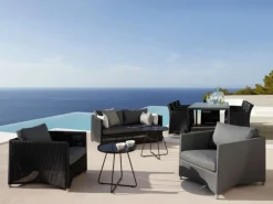 Diamond 3-sits lounge soffa inkl. Dyna Grafit