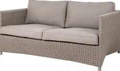 Diamond 2-sits lounge soffa inkl. Dyna Taupe