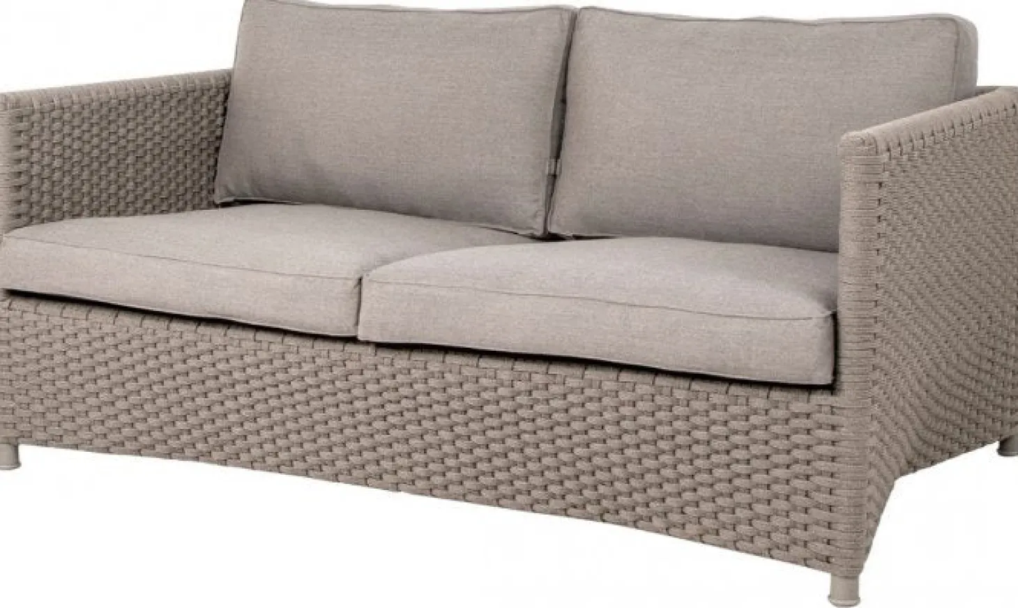 Diamond 2-sits lounge soffa inkl. Dyna Taupe