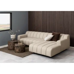 Dijon Satsbord Rund 58x58 cm Brun Dehli