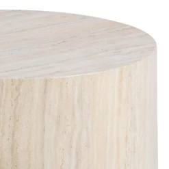 Dijon Satsbord Rund 58x58 cm Travertin