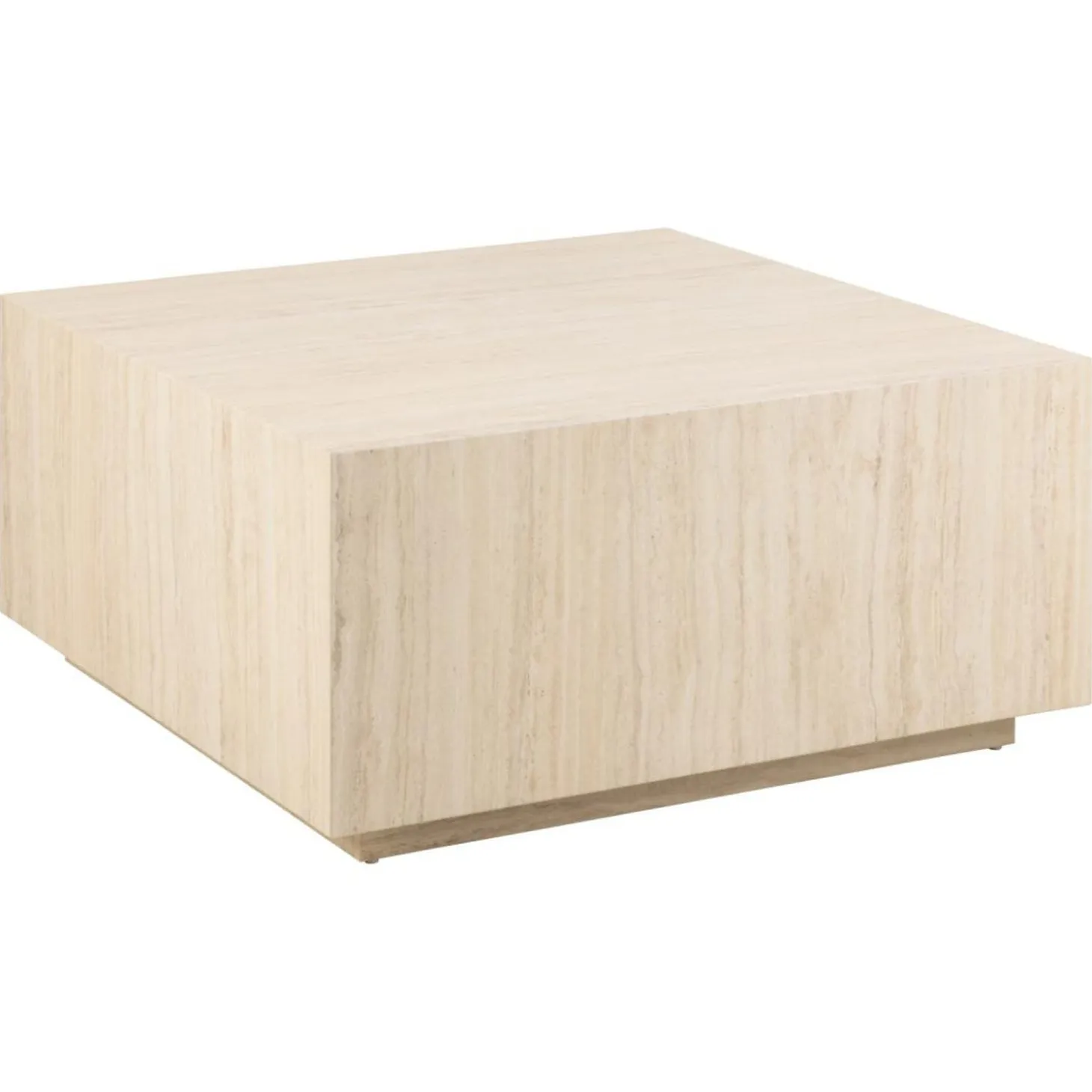 Dijon Soffbord 90x90 cm Travertin