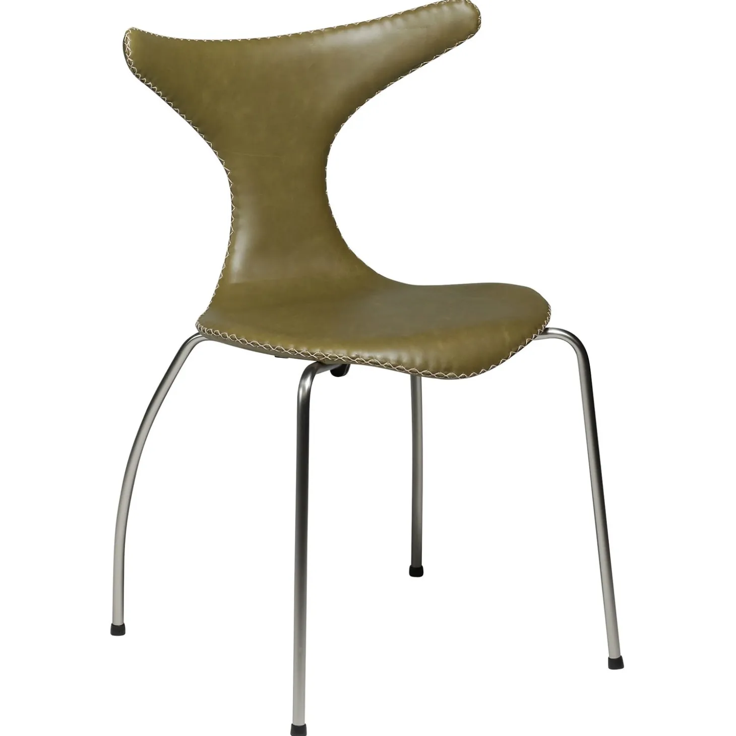 Dolphin Stol Moss Green Art.Leather