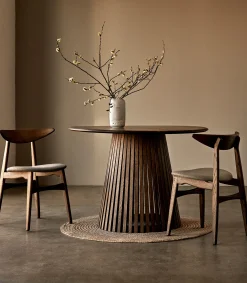 Dominus Matbord Rund 120 cm Smoked Oak