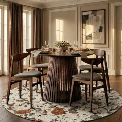 Dominus Matbord Rund 120 cm Smoked Oak