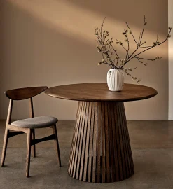 Dominus Matbord Rund 110 cm Smoked Oak