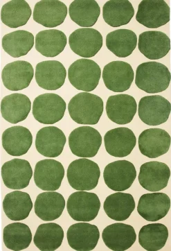 Dots 2 level Ullmatta Light Khaki/Cactus Green