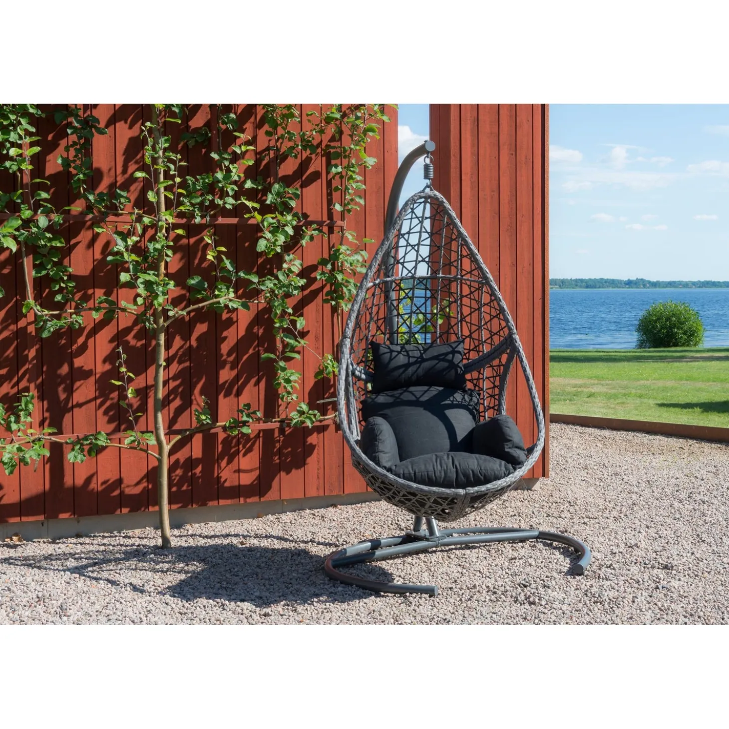 Droppen Vilfåtölj Grå