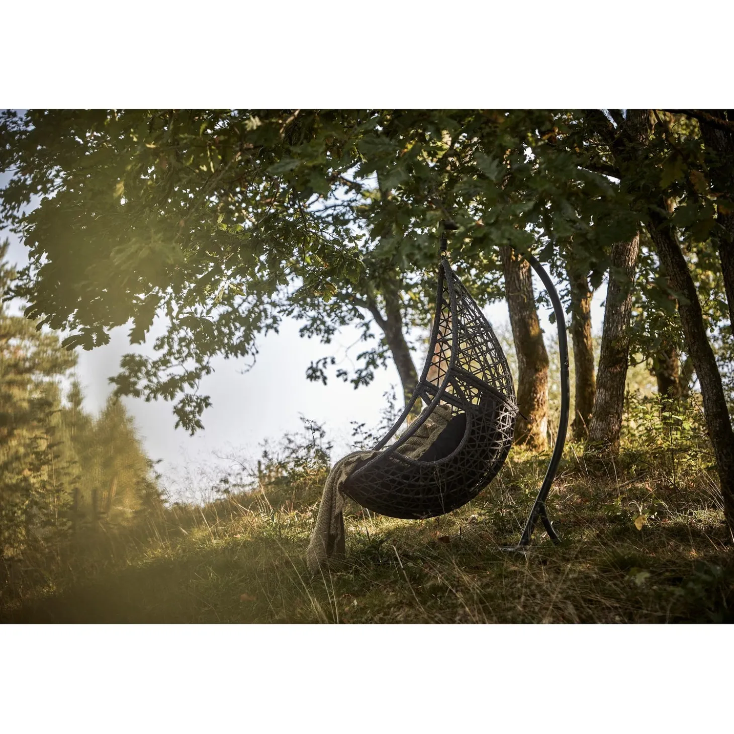 Droppen Vilfåtölj Grå
