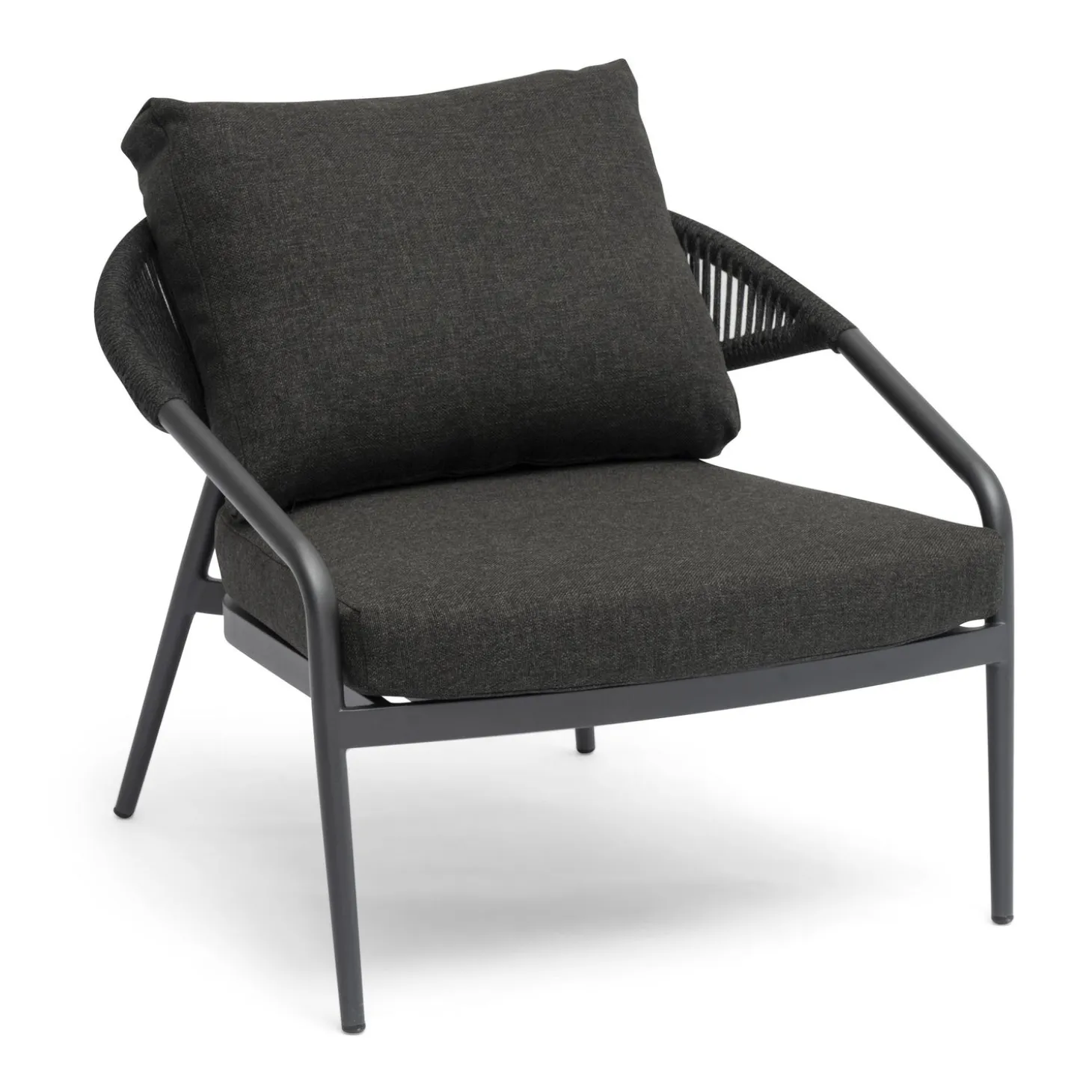 Ekeryd Utefåtölj Antracitgrå 2-Pack