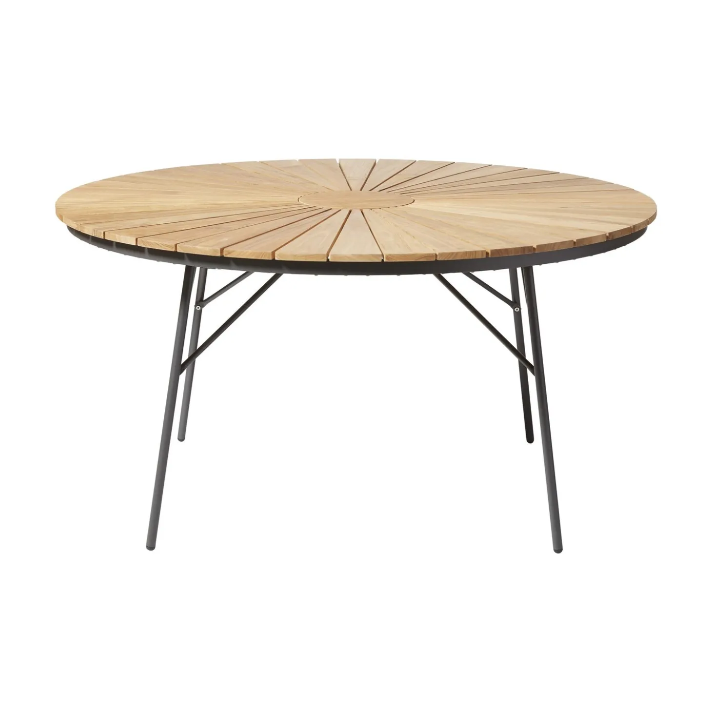 Ellen Trädgårdsbord i Teak och Aluminium 150 cm, Antracit