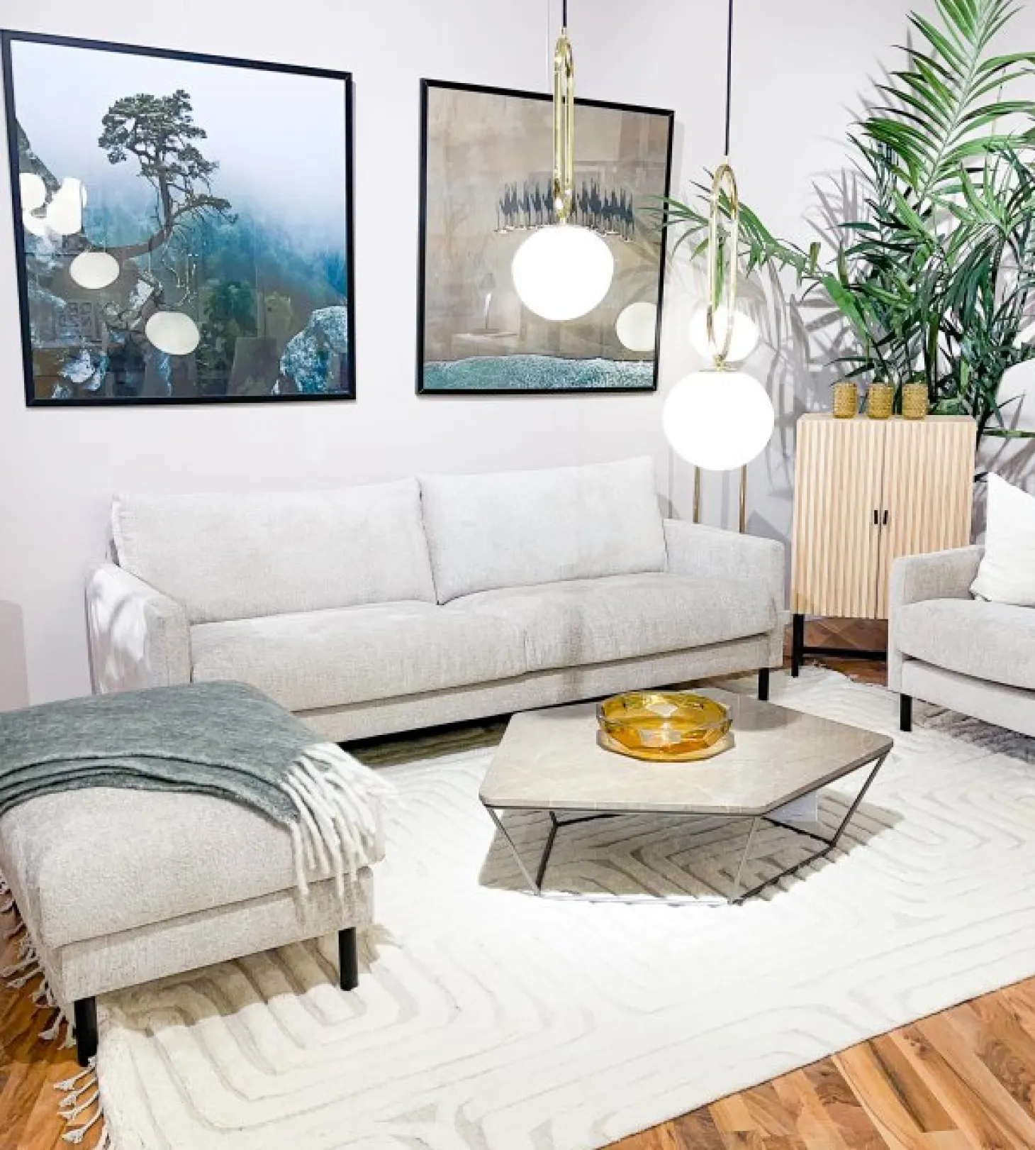 Embla 2,5-sits Soffa Genesis Dove