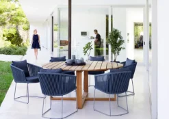 Endless Matbord Rund 170cm Teak
