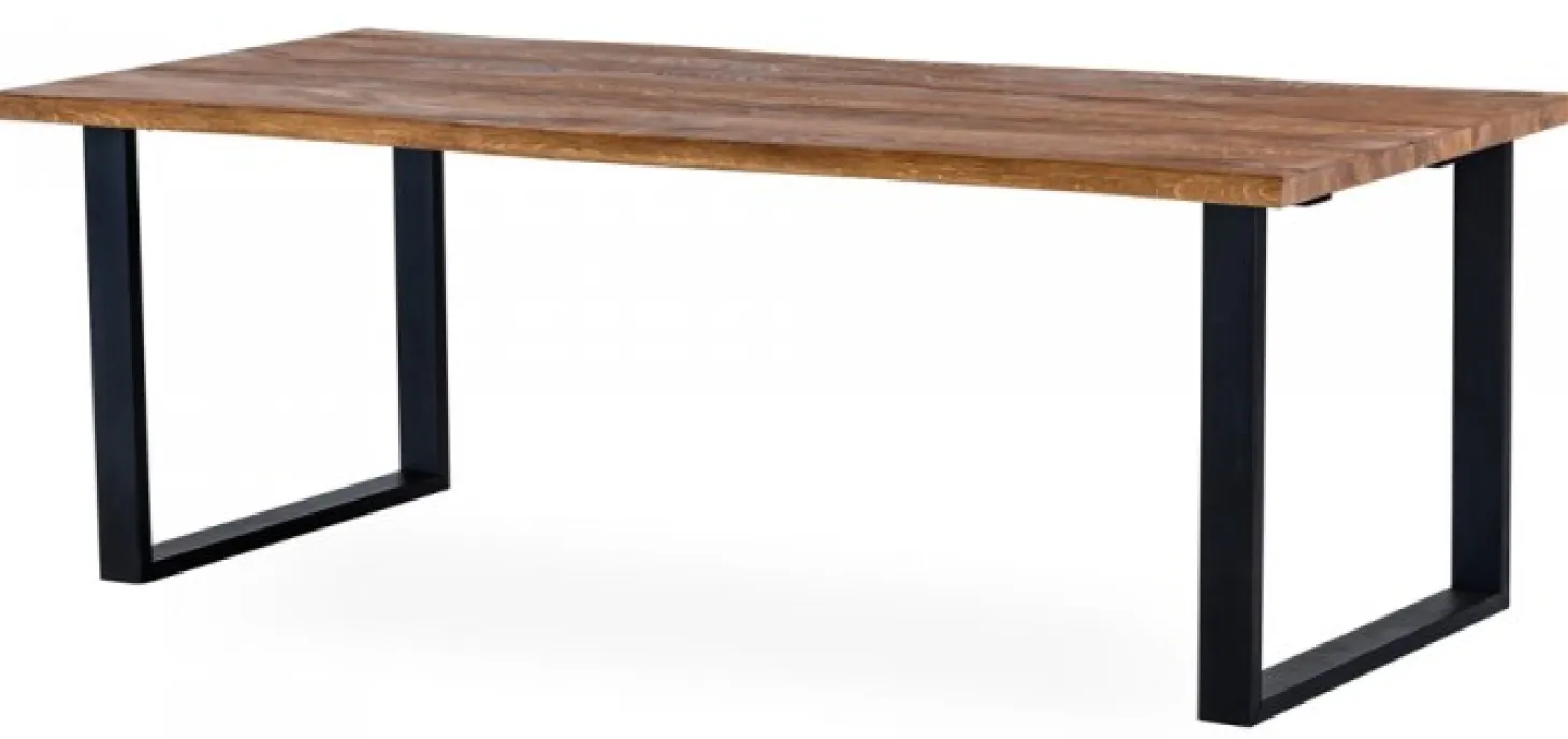 Exxet Matbord 210x95 cm Oljad Vildek/Svart