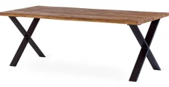 Exxet Matbord 210x95 cm Oljad Vildek/Svart