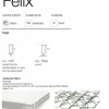 Felix 3-sits Bäddsoffa Wildflower Rasberry Pink