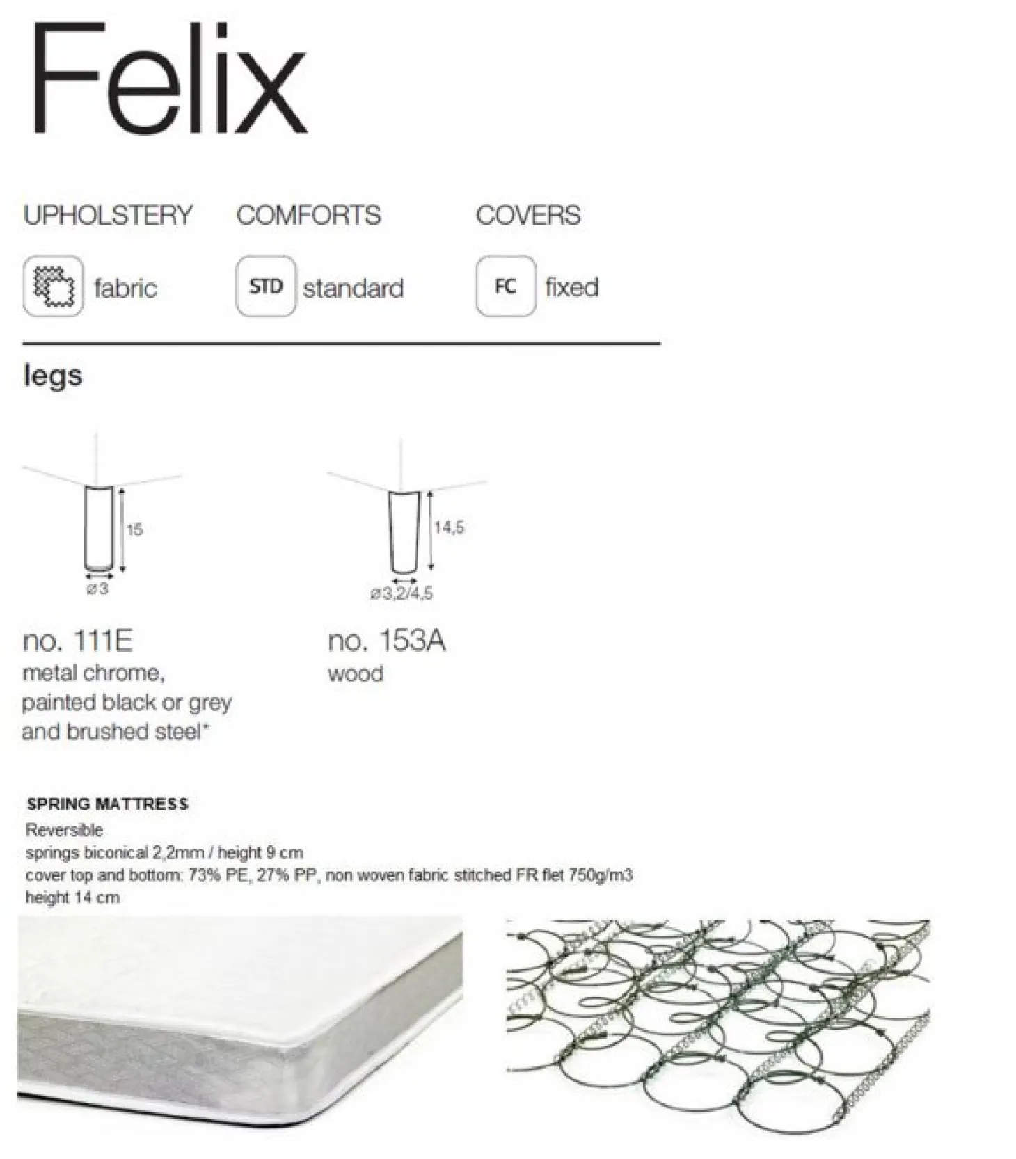 Felix 4-sits Bäddsoffa Wildflower Rasberry Pink