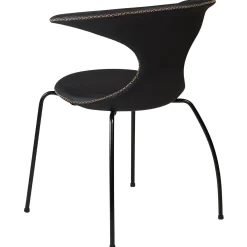 Flair Stol Black Leather, Black