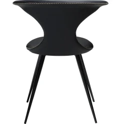 Flair Stol Black Leather, Black