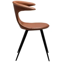 Flair Stol Cognac Art.Leather, Black