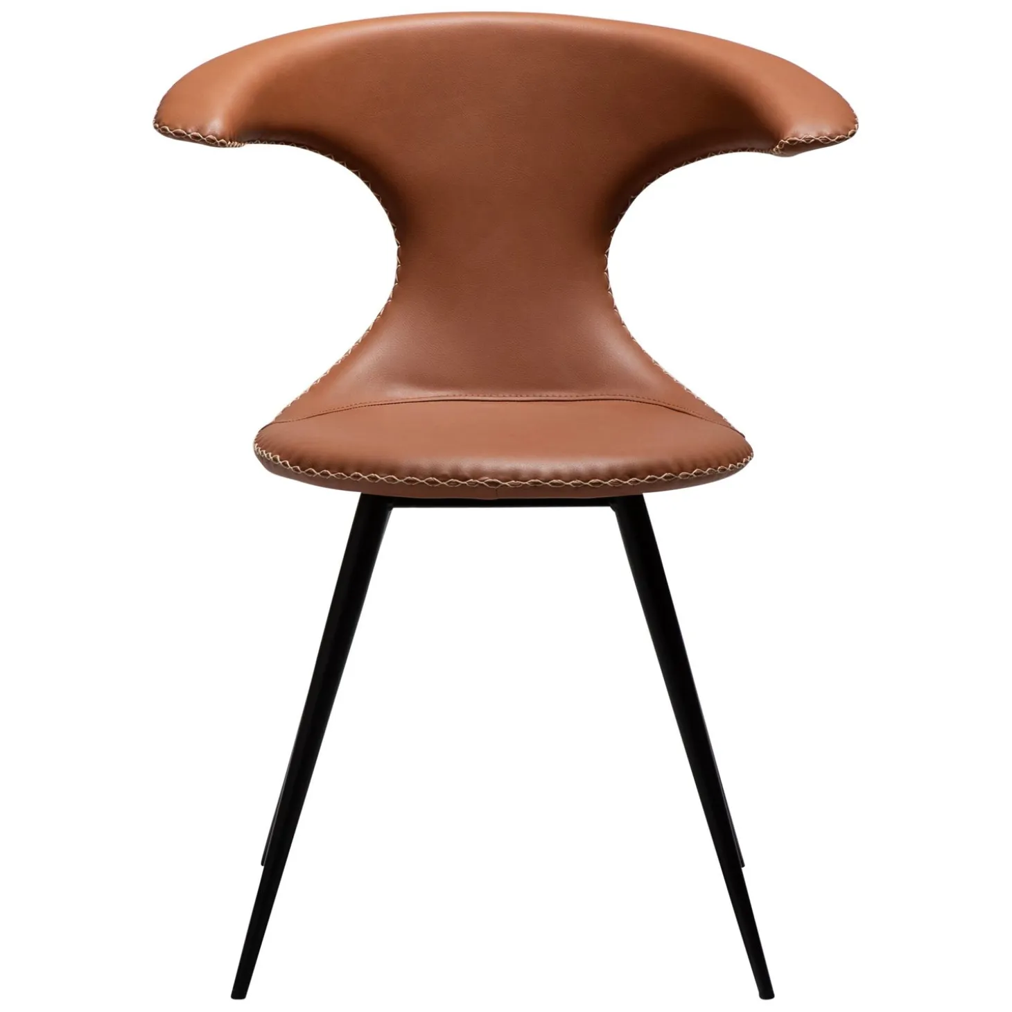 Flair Stol Cognac Art.Leather, Black