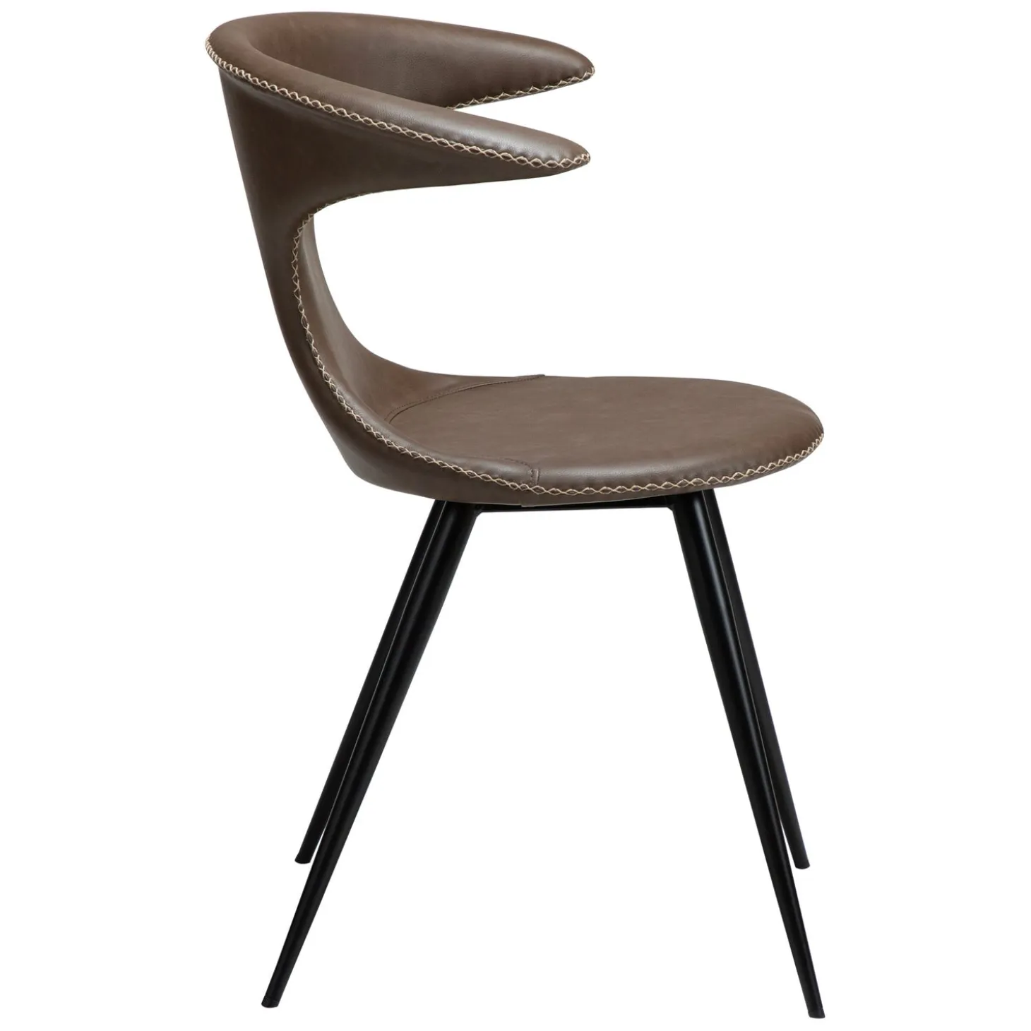Flair Stol Major Brown Art.Leather, Black