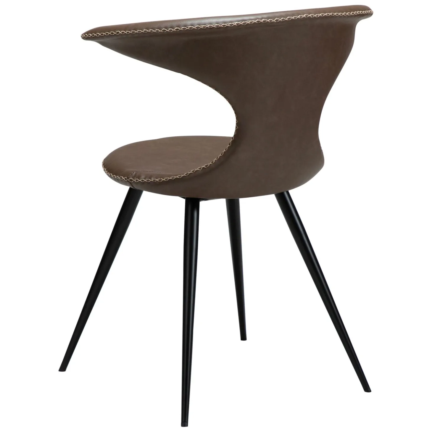 Flair Stol Major Brown Art.Leather, Black