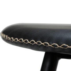 Flair Stol Raven Black Art.Leather, Black