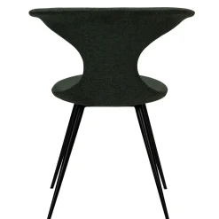 Flair Stol Sage Green, Round Black