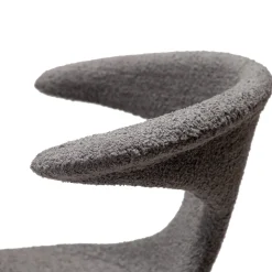 Flair Stol Stone Bouclé, Black