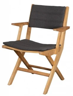 Flip Fällstol Armstöd Teak