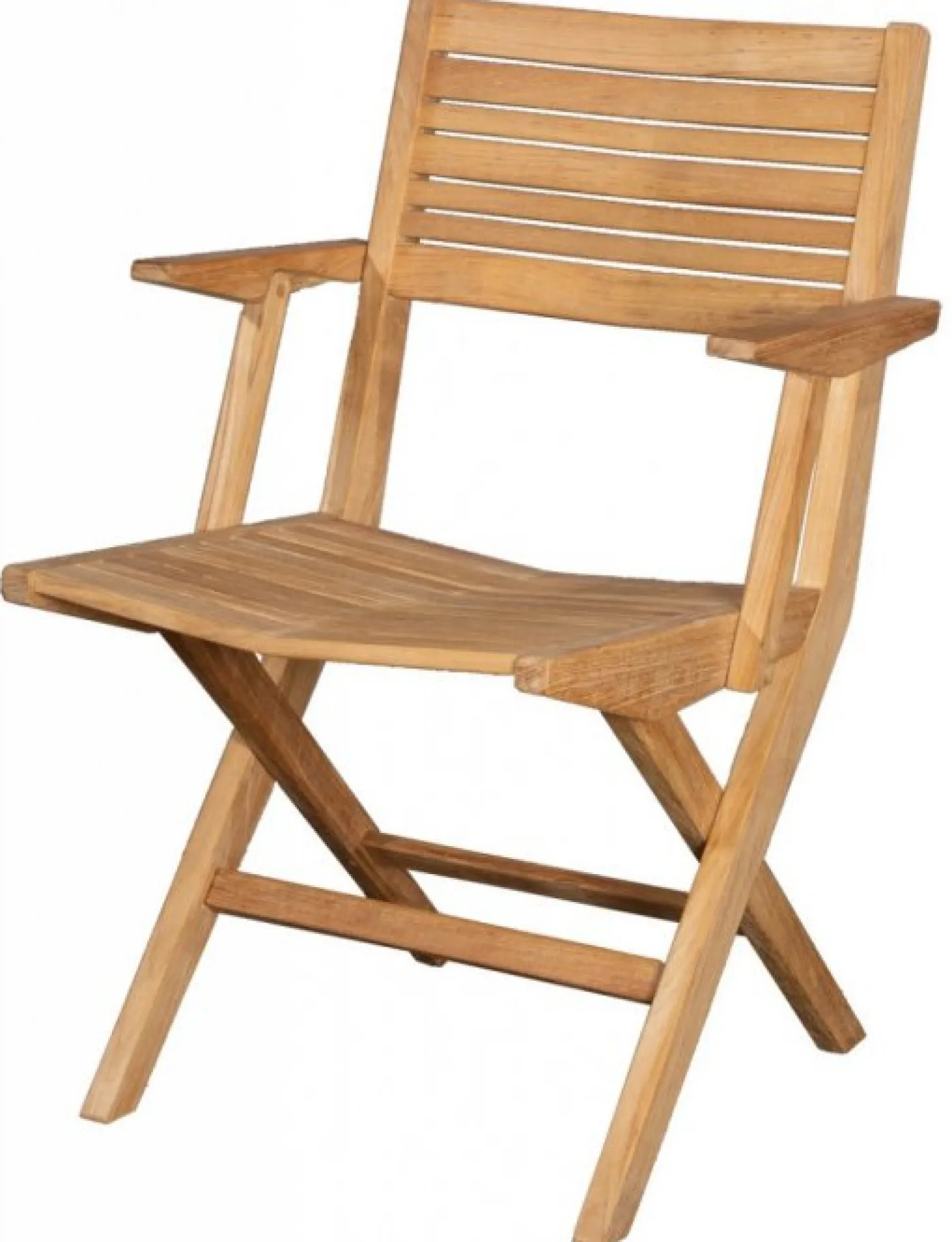 Flip Fällstol Armstöd Teak