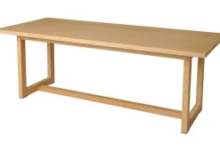 Friburg Matbord 210x90cm Vitpigmenterad Ek