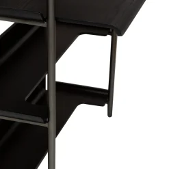 Friyay set om 6 med skrivbord Hylla Black Ash