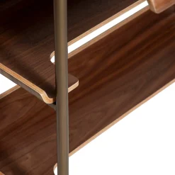 Friyay set om 6 med skrivbord Hylla Walnut