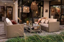 Funkia Soffbord 140x70 cm Beige