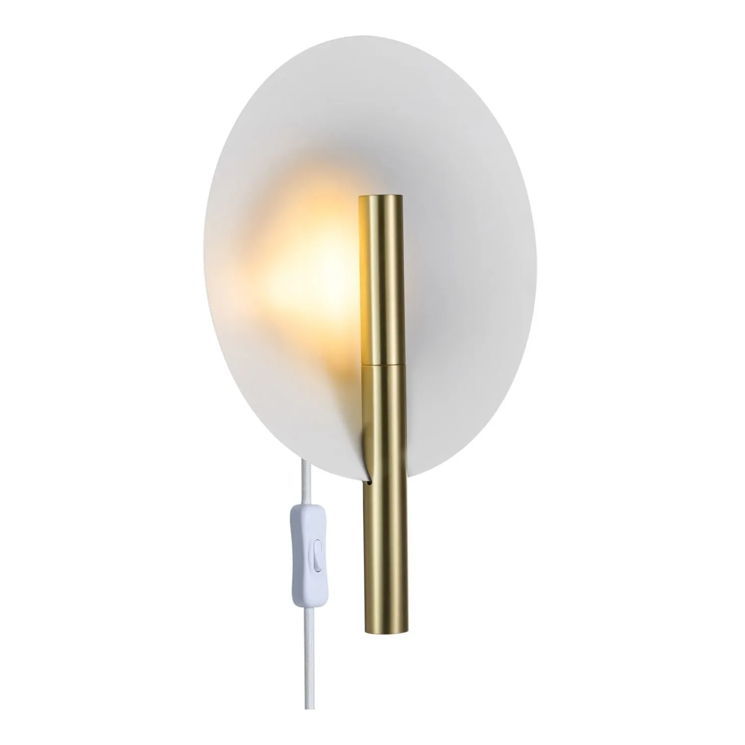 Furiko Vägglampa Borstad Mässing