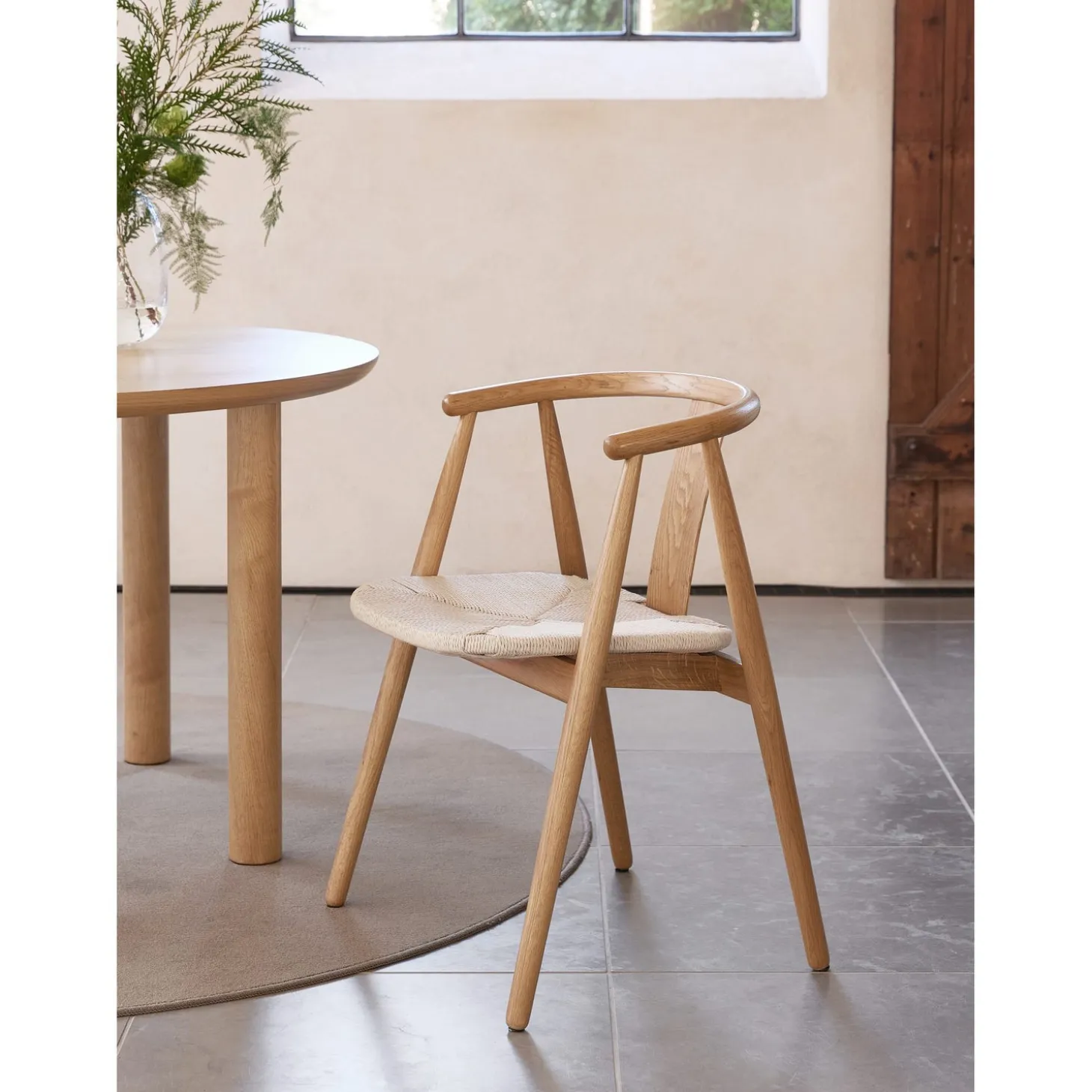 Gable Stol Naturlig