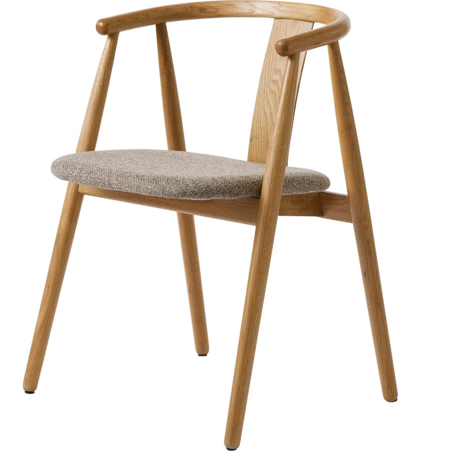 Gable Stol Naturlig Latte