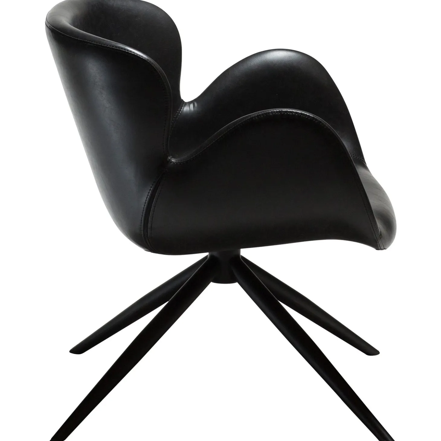 Gaia Loungefåtölj Vintage Black
