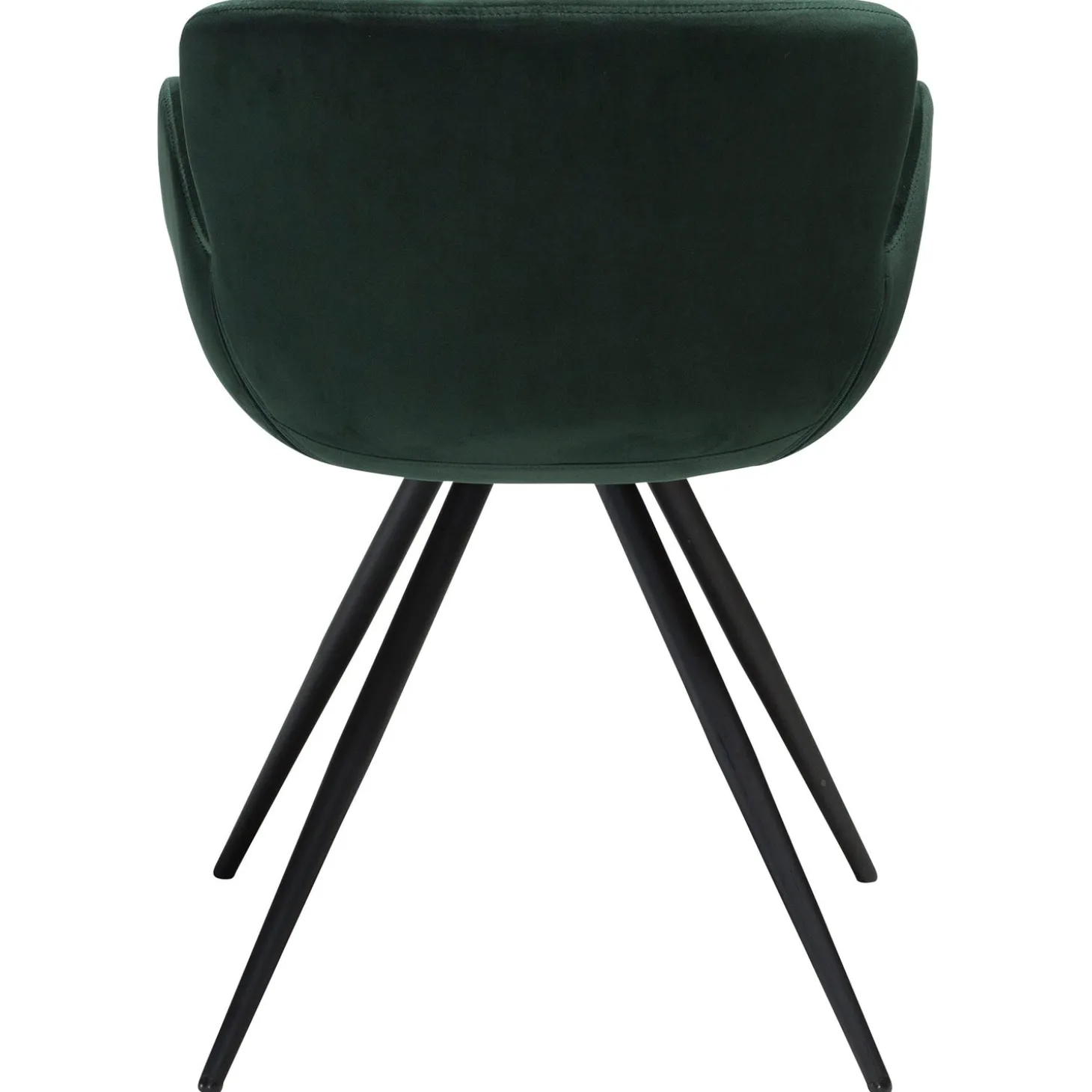 Gaia Stol Emerald Green Velvet, Black