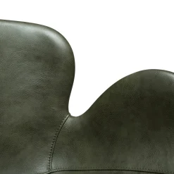 Gaia Stol Vintage Green Art.Leather, Black