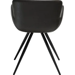 Gaia Stol Vintage Grey Art.Leather, Black