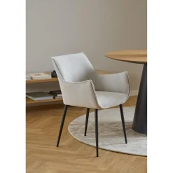 Gaston Karmstol Apia tyg Beige